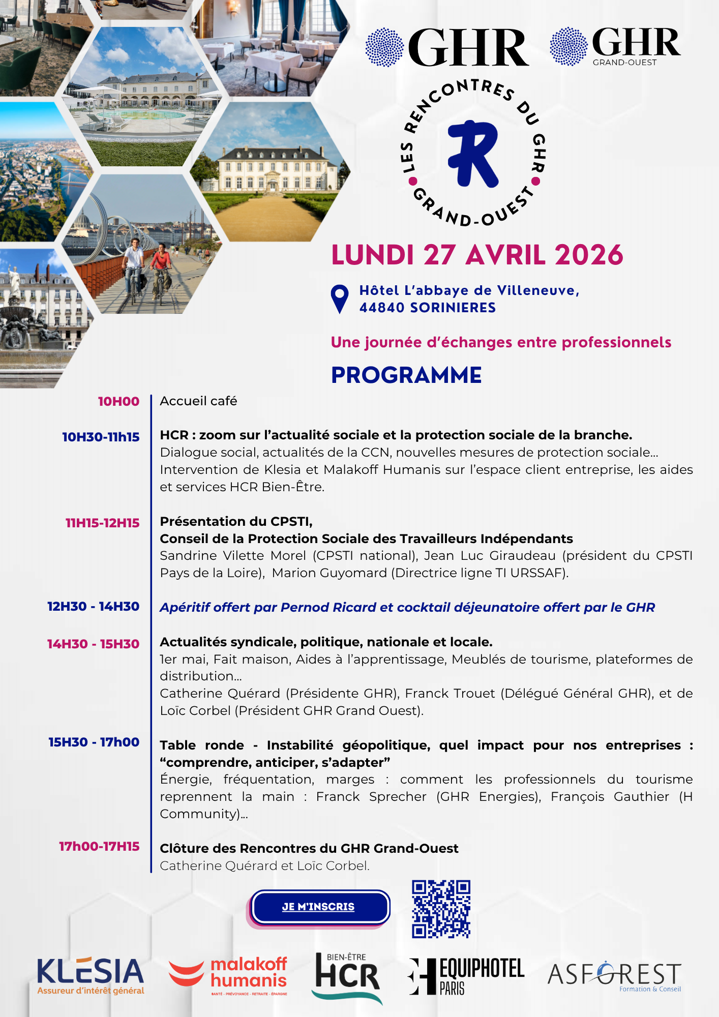 Inscrivez-vous vite ! Les Rencontres du GHR font étape à Nantes le 27 ...